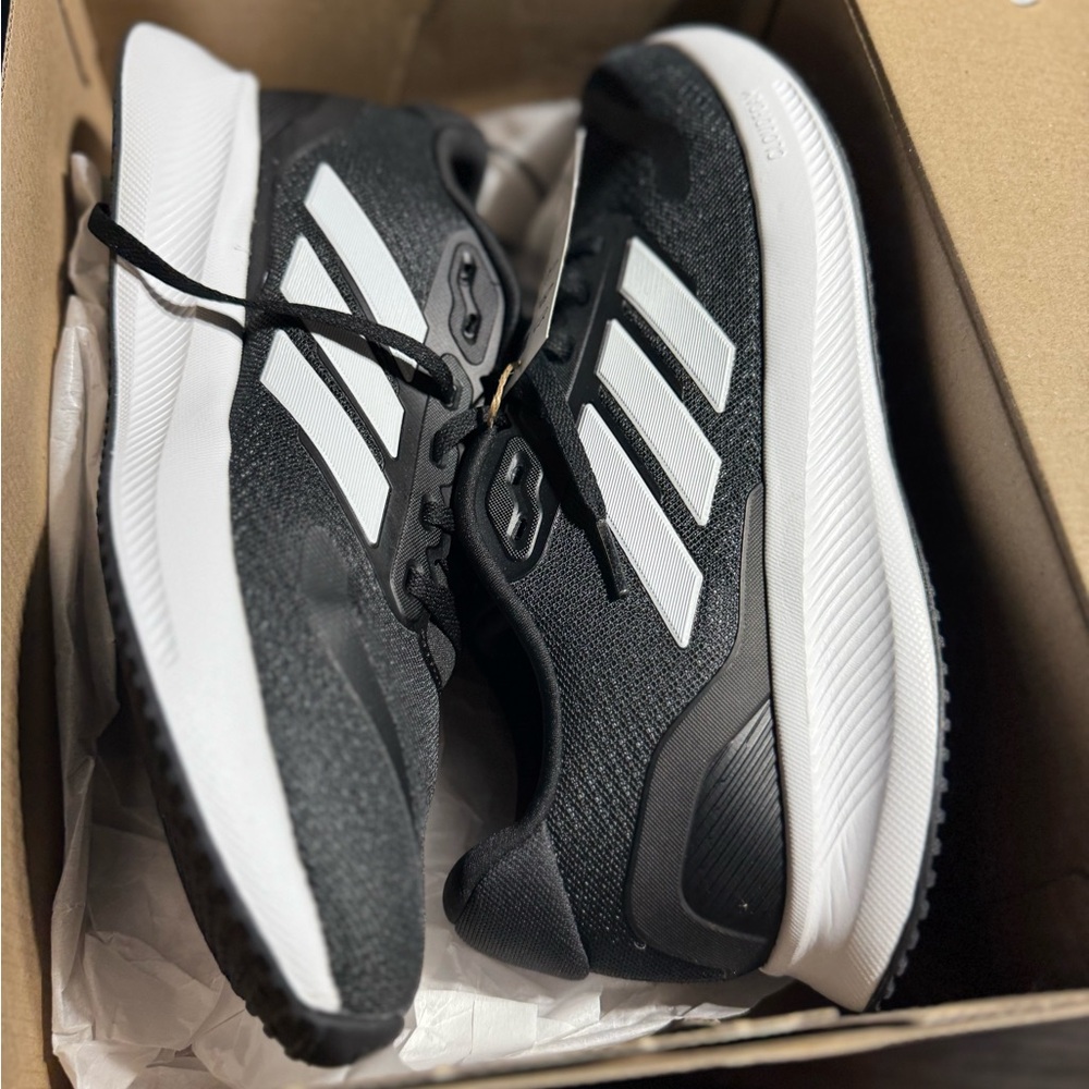 Adidas Runfalcon 5 W Black and White Women's Running Shoes